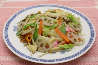 パリパリ野菜めんのW野菜あんかけ