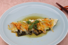 レンジで簡単タイの酒蒸し