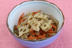 レンジで作るれんこんきんぴら