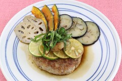 具だくさん豆腐ハンバーグ