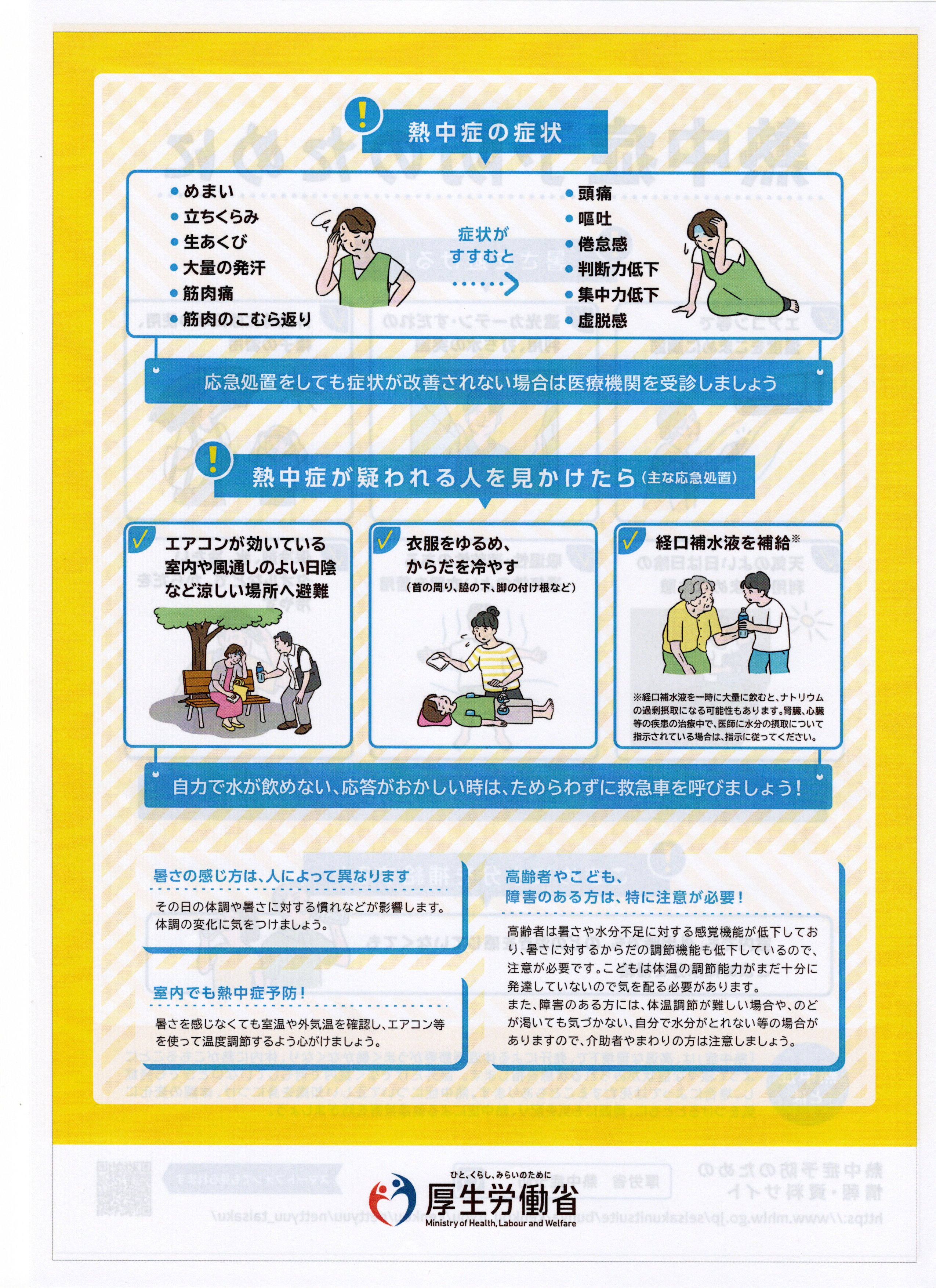 熱中症アラート裏 熱中症アラート裏